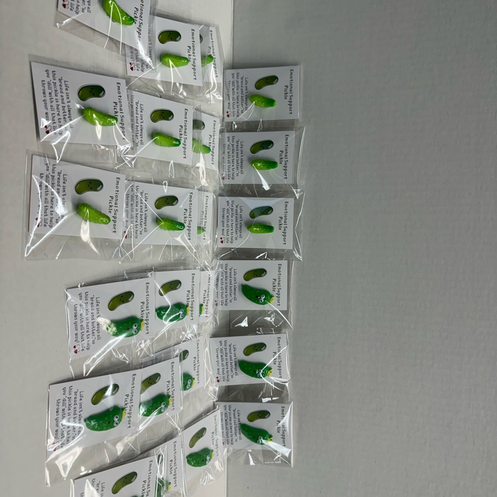 Set of 12 Emotional Support Pickles